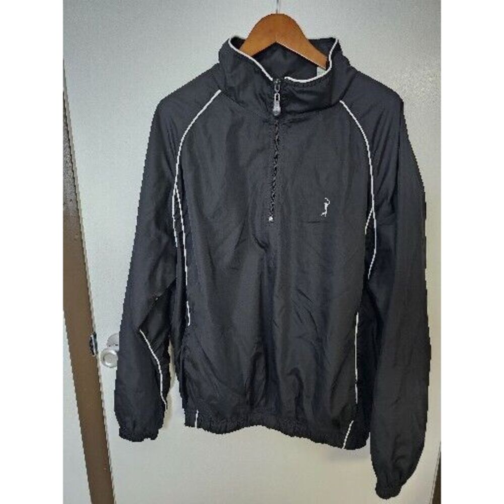 PGA Tour 1/4 Zip Pullover Windbreaker Mens XL Golf Long Sleeve Lined W Pockets
